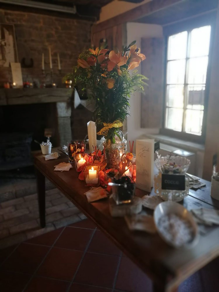 L’atmosfera di un matrimonio all’Osteria